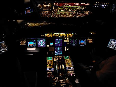 My Dad Took This Pic Of An A321 Cockpit Last Night Aviation
