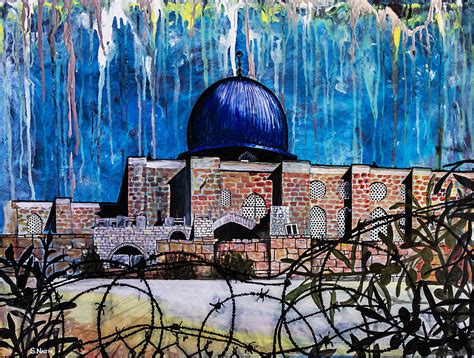 Al Asqa Mosque Palestine Painting By Salwa Najm Pixels