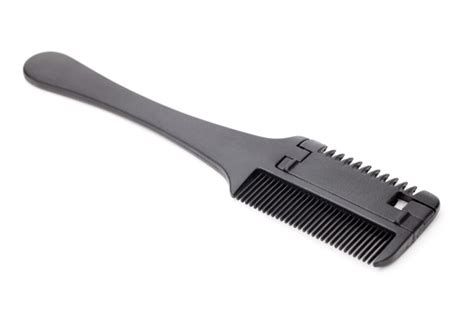 1 Pcs Quality Professional Hair Razor Comb Black Handle Hair Razor