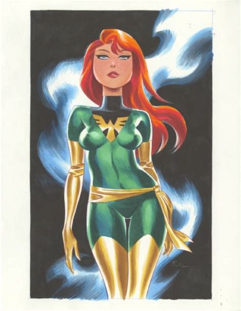 Michaelallanleonard Bruce Timm Marvel Jean Grey Jean Grey Phoenix