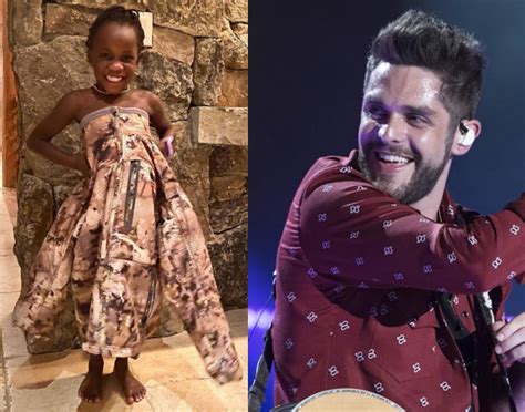 Thomas Rhetts Year Old Babes Creates Brilliant Camo Dress B WBWN FM
