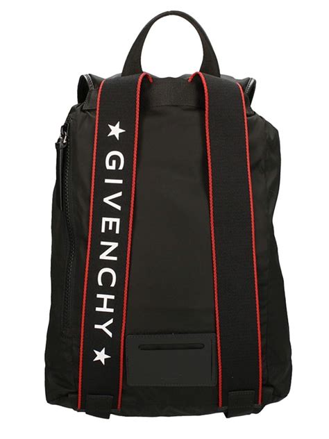 Givenchy Black Nylon Stars And Tape Obsedia Backpack Modesens
