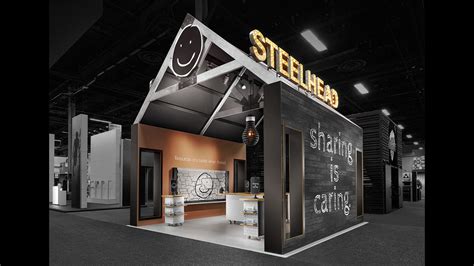 Steelhead Exhibitor Live 2017 Small Island Exhibit Tradeshow Booth