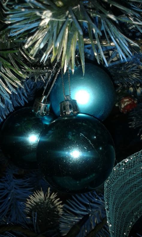 Blue Christmas Balls Free Stock Photo Public Domain Pictures