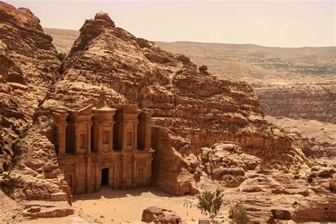 Ad Deir Monastery Petra Jordan Travel Pictures Wonders Of The
