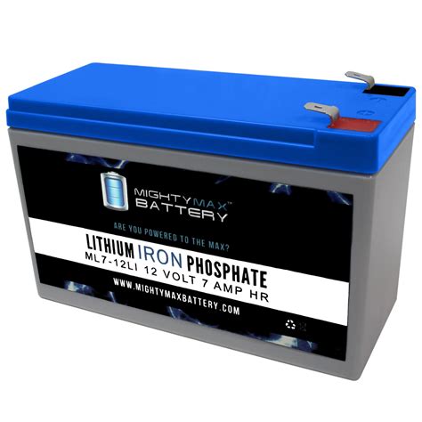 12v 7ah Lithium Replacement Battery For Hkbil 6fm70 Mightymaxbattery
