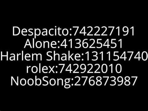 Here, we provide you with song id codes for some of the most popular songs on roblox right now! Roblox Music ID Codes - YouTube