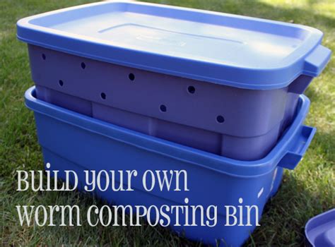 Do It Yourself Worm Composting Bin Money Saving Mom