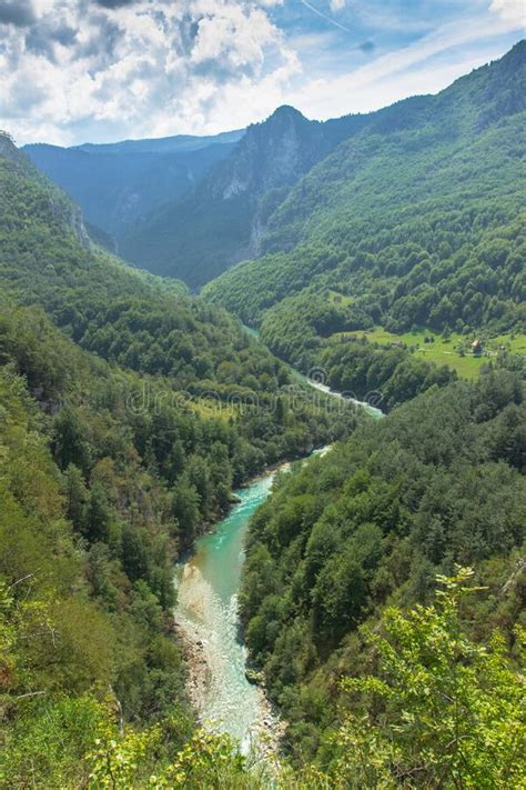 Fantastic View Of Tara River Gorge One Of The Biggest Canyons In The