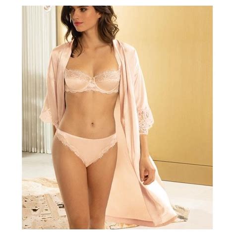 Splendeur Soie Silk Half Cup Bra In Sensual Rose For Her From The Luxe Company Uk