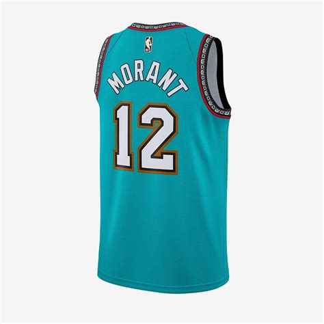 Mens Memphis Grizzlies 12 Ja Morant Hardwood Classics Swingman Jersey