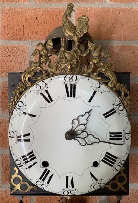 Wall Clock Ambachtelijk Vervaardigd In Morez Brass Catawiki