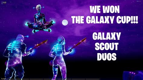Fortnite Galaxy Cup Winners And Galaxy Scout Skin Gameplay Youtube