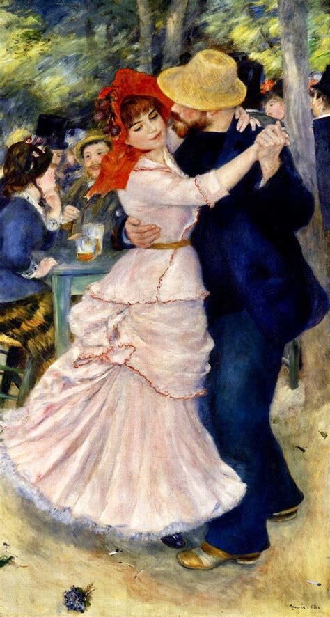 Pierre Auguste Renoir Dance At Bougival 1883 Oil On Canvas 182 X 98