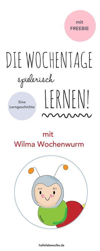 Opiskelijat valitsevat wilmassa kursseja, seuraavat suorituksiaan, lukevat tiedotteita ja viestivät opettajien kanssa. Wochentage lernen mit Wilma Wochenwurm (Lerngeschichte ...