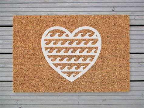 Essential oil diffusers have become very. Heart Waves Coastal Door Mat FREE UK POSTAGE Coir Door Mat ...