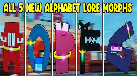 New How To Find All 5 New Super Alphabet Lore Morphs In Find The Alphabet Lore Morphs Otosection