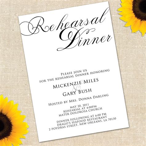 Free shipping on orders over $25 shipped by amazon. Printable Rehearsal Dinner Party Invitations | Dinner ...