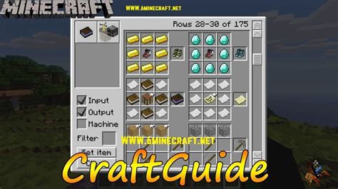 Craft Guide 11521144113211221112 Mod For Minecraft