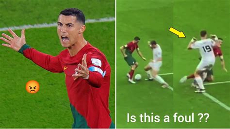 Cristiano Ronaldo Do Skill And Get Foul Immediately😨😡🤔 Youtube