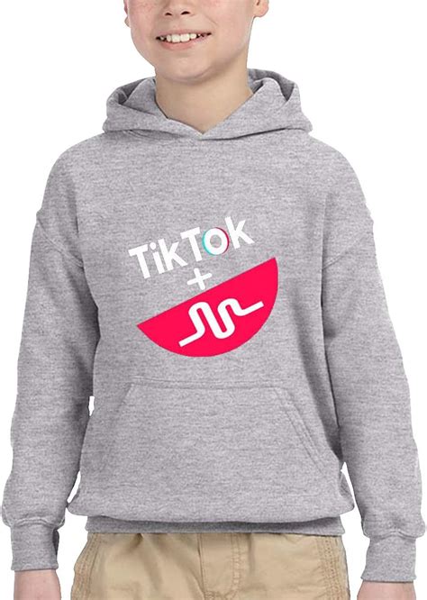 Uricoo Tik Tok Hooded Sweater Casual Hoodie With Pockets