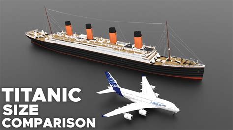 Titanic Size Comparison With Modern Cruise Ship Youtube