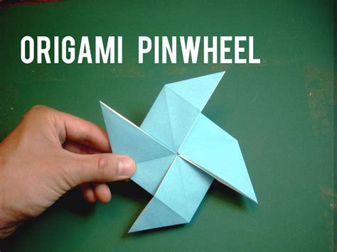 How To Make An Easy Origami Pinwheel Origami Easy Origami Cards Origami