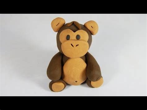 Cómo hacer un mono de plastilina paso a paso fácil, explicado, arcilla polimérica, monito de plastilina, monitos, mico.sígueme en facebook: Cómo hacer un mono de plastilina paso a paso fácil ...