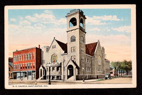 Huntington M E Church Methodist Carte Postale Ancienne Et Vue D