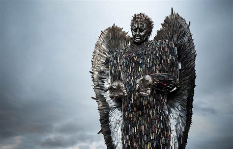 We've talked about the sweaters in rian johnson's great whodunit, and about the performances, and about the. Artwork Made from Over 100,000 Knives is a Stand Against ...