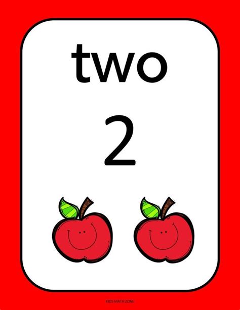 20 Printable Numbers Posters Happy Apple Numbers 1 20 Wall Etsy Printable Numbers Number