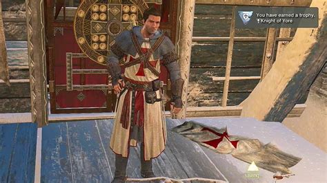 Knight Of Yore Trophy Templar Armor Unlock Assassins Creed Rogue Ps3
