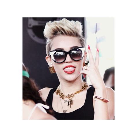 Sunglasses Miley Cyrus Black White Wheretoget