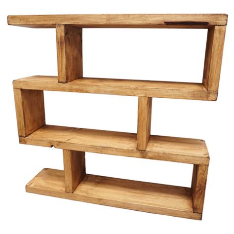 Tiered Shelving Unit Reclaimed Timber Style Solid Wood Etsy Uk