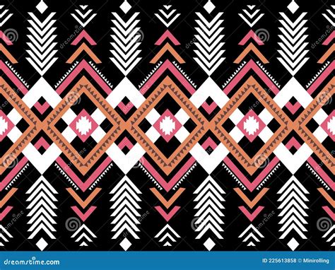 Geometric Ethnic Pattern Seamless As Traditional Pattern Design For