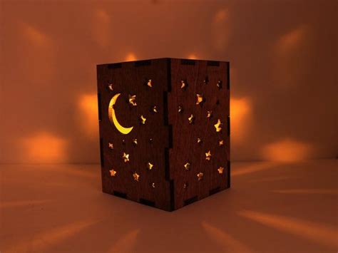 A wooden shadow box is a wonderful nighttime addition! | Wooden shadow