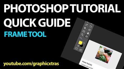 Photoshop Cc Frame Tool Quick Guide Tutorial Youtube