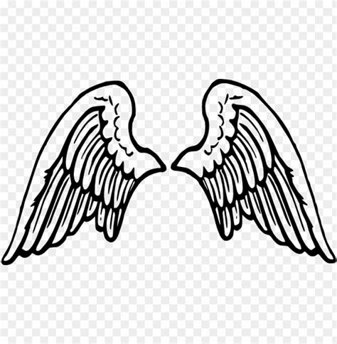 Cartoon Angel Wings Outline Cartoon Doodle Bird Tattoo Wing Icon