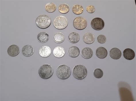 Monde Lot Various Silver Coins 18131970 26 Pieces Catawiki