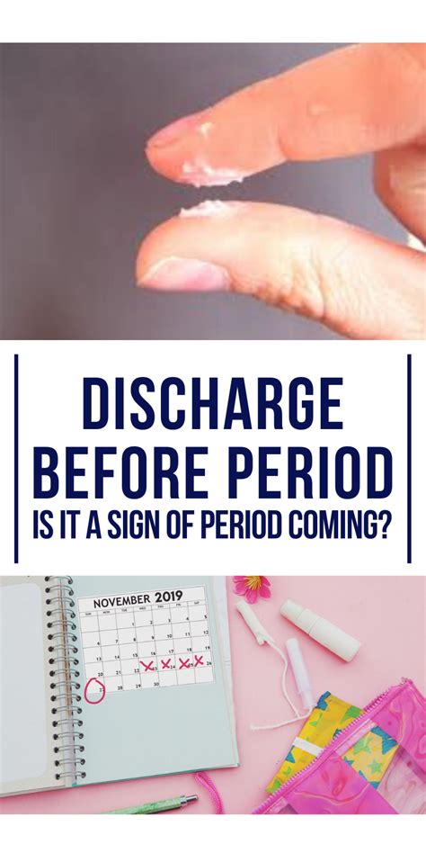 Creamy Discharge Before Period