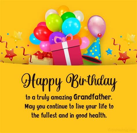 Birthday Wishes For Grandfather Happy Birthday Grandpa Best