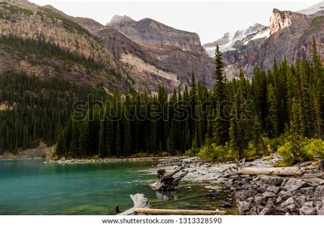 Banff National Park Water Pictured Here Stock Photo 1313328590
