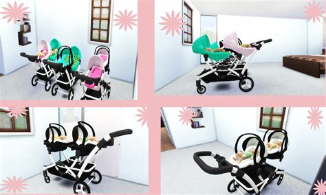 Déco Poussette Double Sims Baby Sims 4 Toddler Sims 4