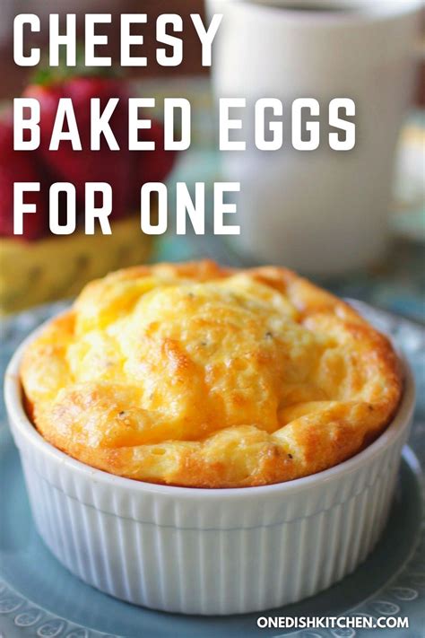 Cheesy Baked Eggs Easy Recipe For One Person One Dish Kitchen Artofit