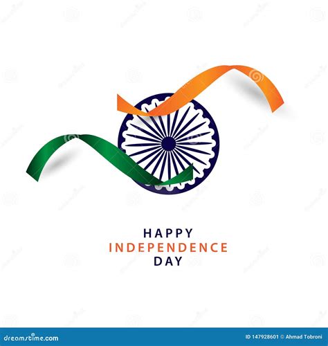 happy india independence day vector template design illustration stock illustration