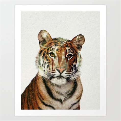 Tiger Art Print By Andreaslie Society6