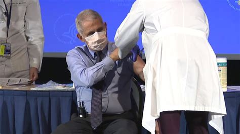 Watch Dr Fauci Receive His Covid 19 Vaccination CNN Video