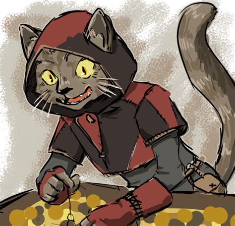 May I Present My Ca My Tabaxi Rogue Oc Art Dnd Cat Character