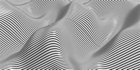 Premium Photo Zebra Pattern Swaying Wave Background 3d Illustration