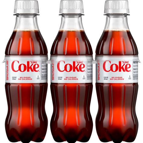 Diet Coke Cola Soda Pop 855 Fl Oz 6 Pack Bottles